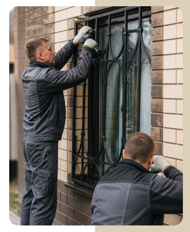 Установка решеток в дом в Нальчике по цене от 3627 р. | ДвериЛегко-Нль
