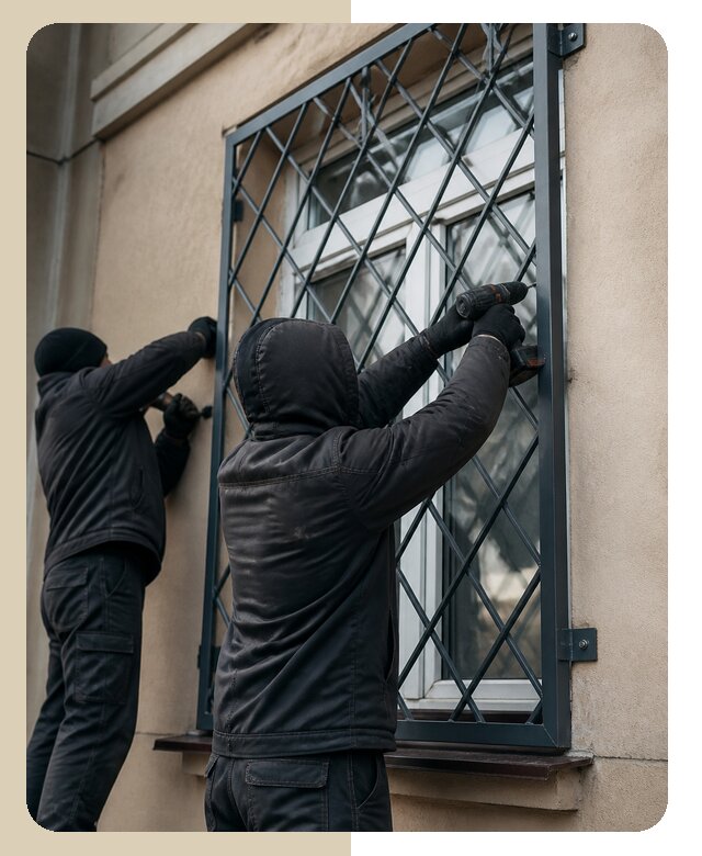Установка антивандальных решеток на окна в Нальчике